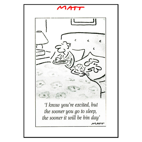 Bin Day - Matt (greeting card)