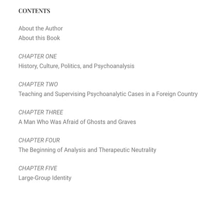 Ghosts in the Human Psyche: The Story of a "Muslim Armenian" - Vamik D. Volkan