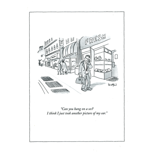Hang on a Sec Greeting card