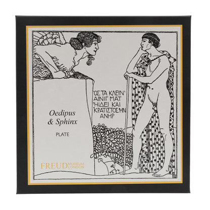Oedipus and Sphinx Plate