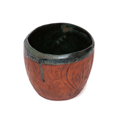 Palm Tree Pot by Martha Todd 