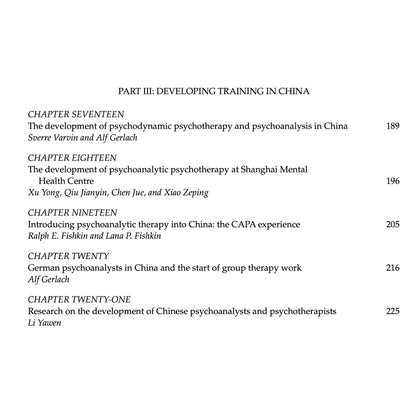 Psychoanalysis in China - ed. David E. Scharff and Sverre Varvin