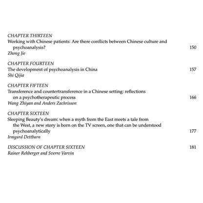 Psychoanalysis in China - ed. David E. Scharff and Sverre Varvin