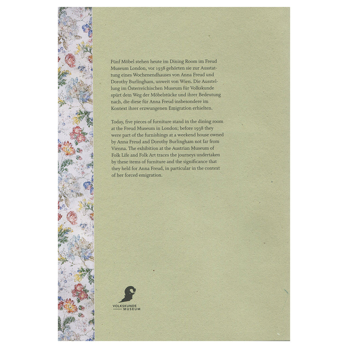 Exhibition catalogue: Freud's dining room, Birgit Johler