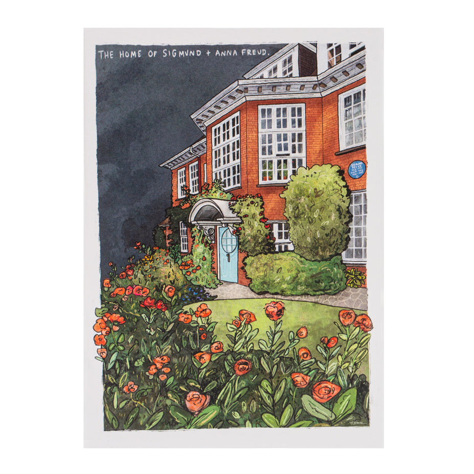 The Home of Sigmund and Anna Freud Greeting Card