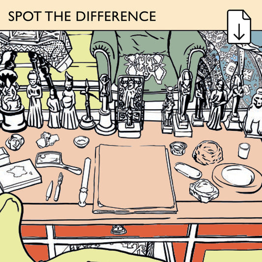 Spot the Difference on Freud's Desk