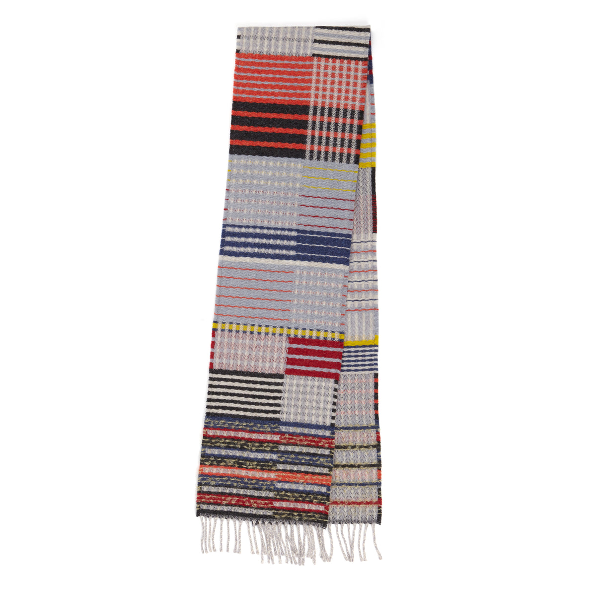 Bauhaus Patchwork Lambswool Scarf