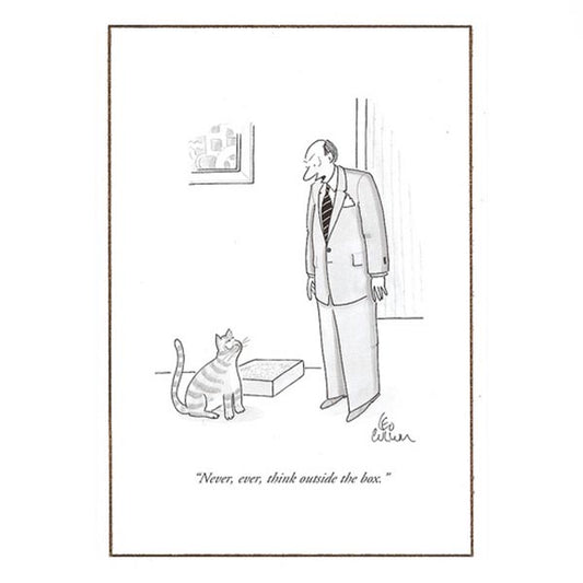 Never Ever Think... - The New Yorker (greeting card)