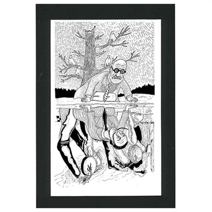 Freud/Dalí - Print by Nathan D'Arcy 