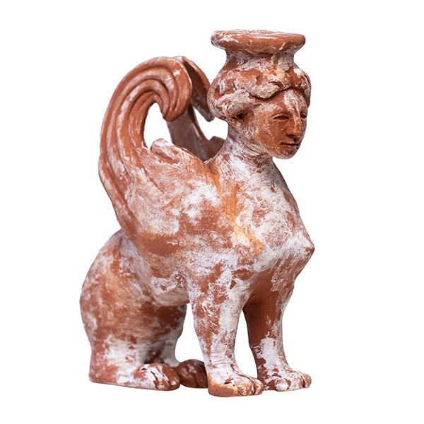 Replica of sigmund Freud's sphinx by artist Sun Ae Kim