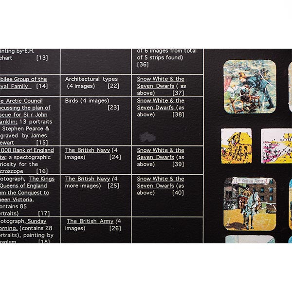Susan Hiller - Untitled (Classification of Freud's family slides), 2001