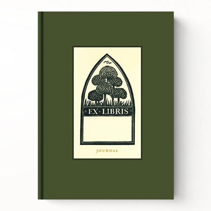 Ex Libris Journal. Blank notebook with ex libris artworks on each page.