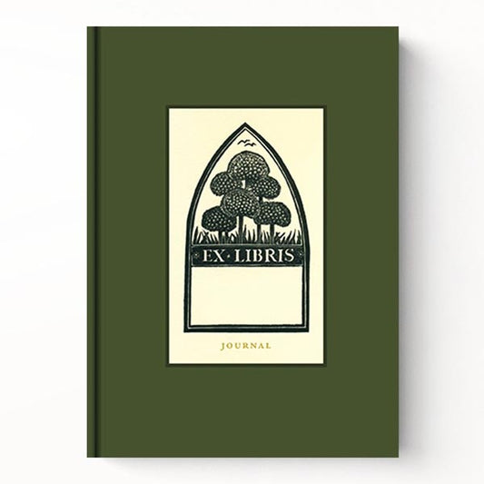 Ex Libris Journal. Blank notebook with ex libris artworks on each page.