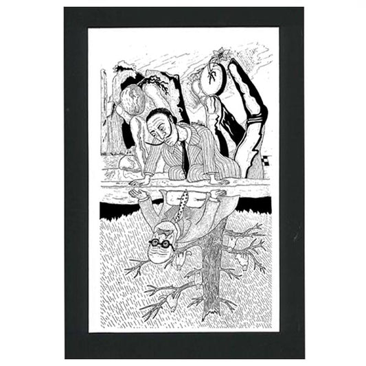 Freud/Dalí - Print by Nathan D'Arcy 