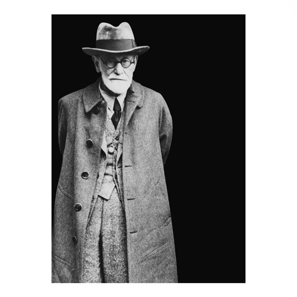 Sigmund Freud arriving in London (postcard)