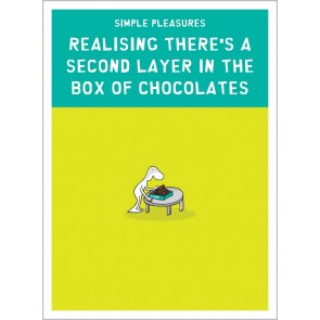 A Second Layer in the Box of Chocolates (greeting card)