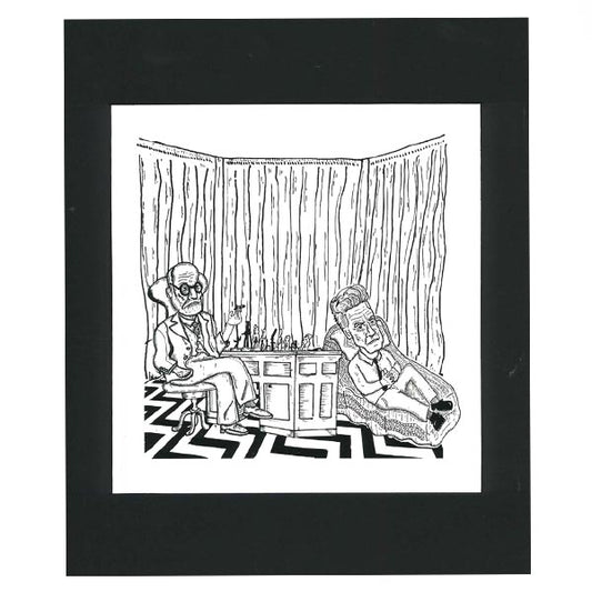 Freud/Lynch - Print by Nathan D'Arcy