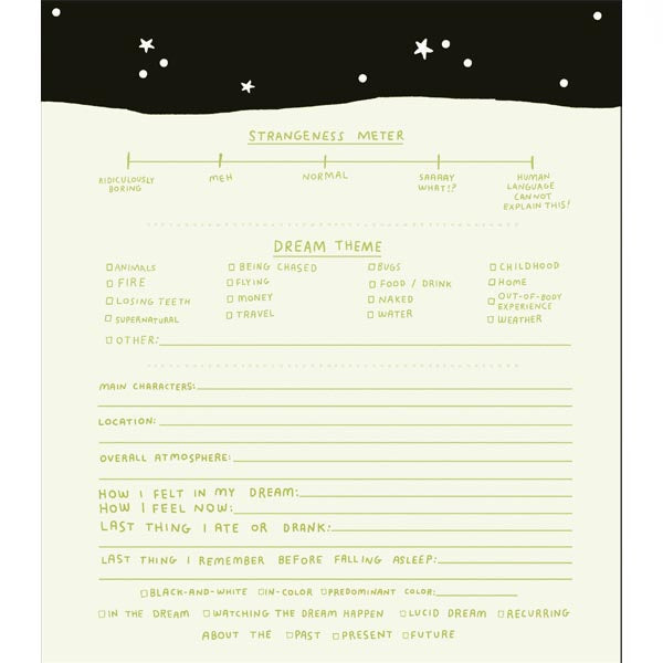 Strange Dreams, A Journal