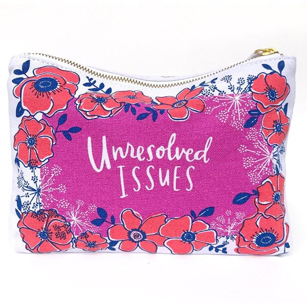 Unresolved Issues Canvas Pouch, Emily McDowell