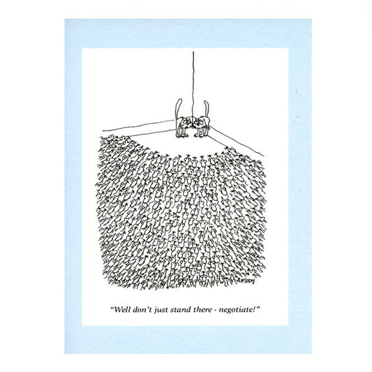 Negotiate! - Punch Magazine (greeting card)